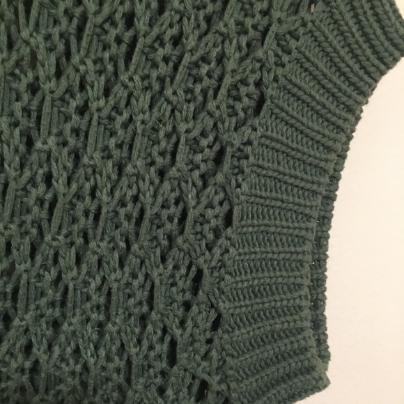 Free People green flowy vest - Picture 5 of 6